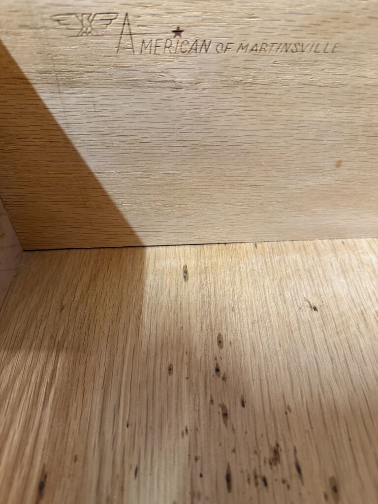 Mid Century 1960's American of Martinsville Walnut Chest of Drawer