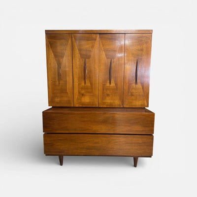 Mid Century 1960's American of Martinsville Walnut Chest of Drawer