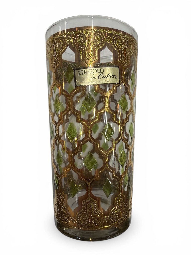 Culver Mid Century Valencia Highballs (Set of 4) MINT/NEW