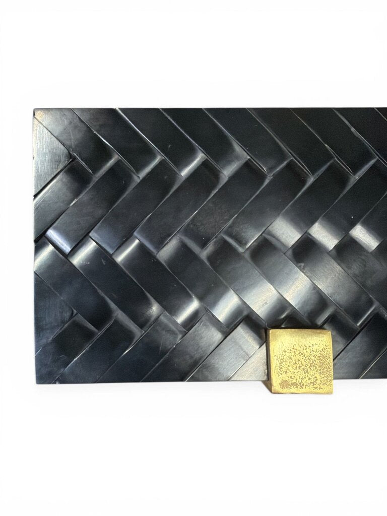 Regency Bone Covered Box with Brass Clasp (MEDIUM)