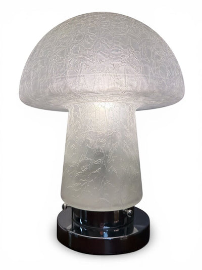 Bauhaus Mid Century Chrome Mushroom Lamp