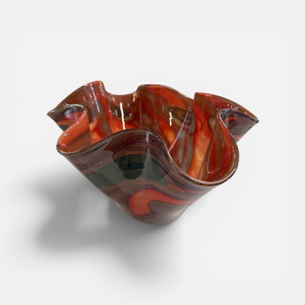 Robert Eickholt 2006 Blown Art Glass Bowl Coda Gallery