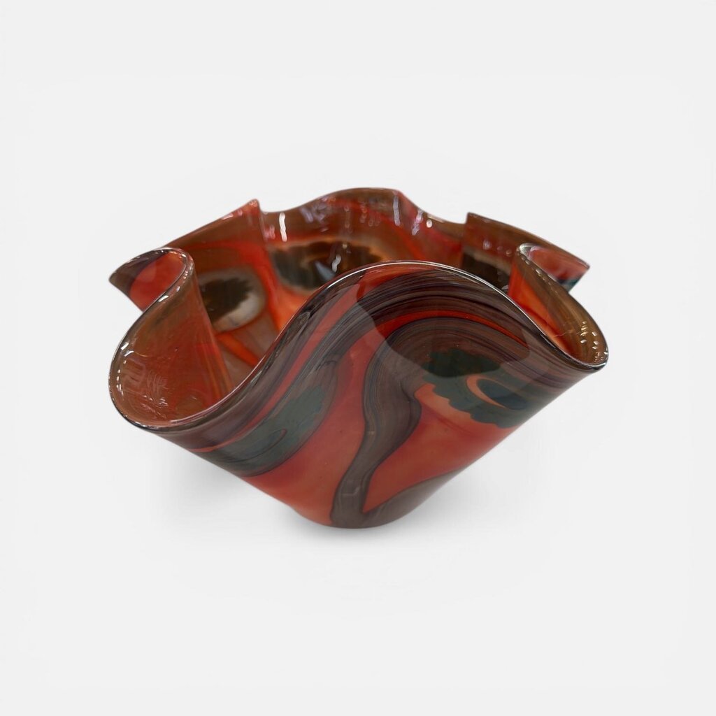 Robert Eickholt 2006 Blown Art Glass Bowl Coda Gallery