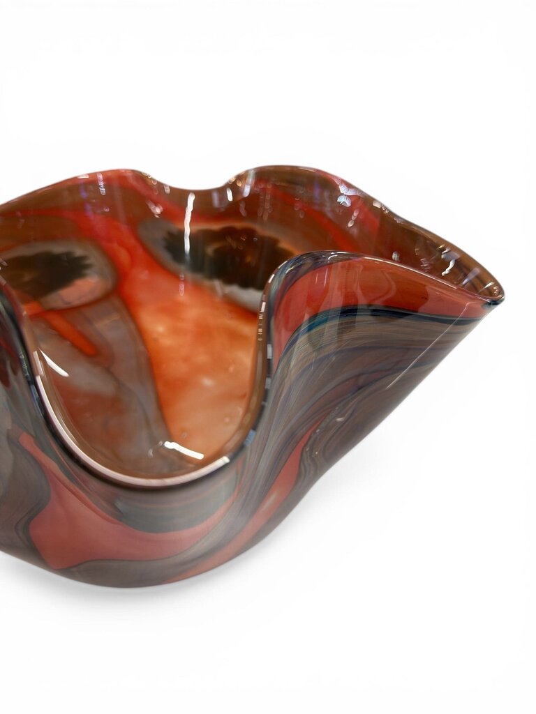 Robert Eickholt 2006 Blown Art Glass Bowl Coda Gallery