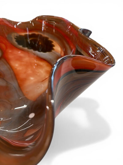 Robert Eickholt 2006 Blown Art Glass Bowl Coda Gallery