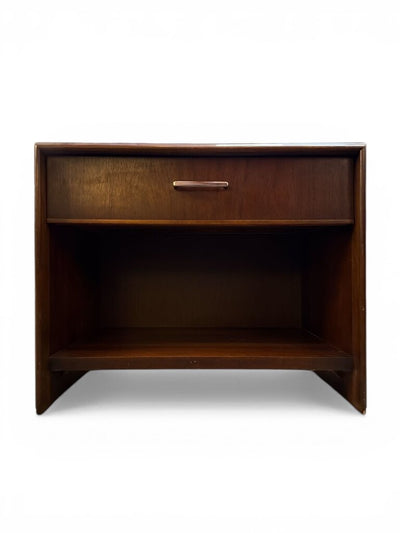 PAIR Lane Mid Century Walnut Nightstands (Set of 2)