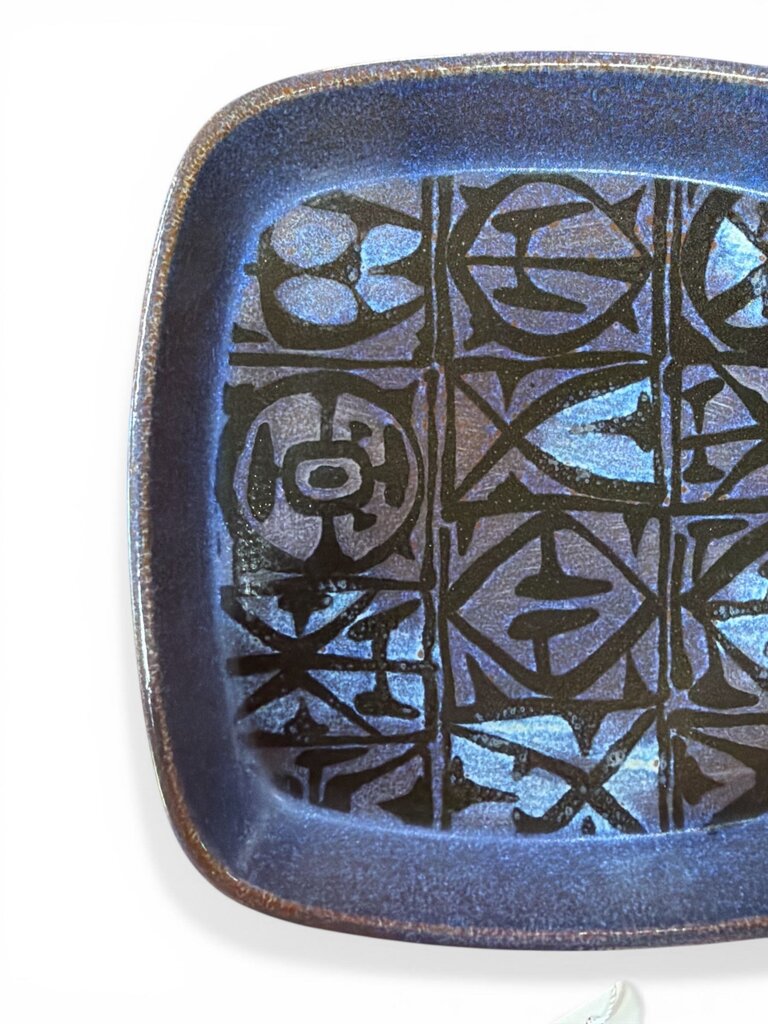 Danish Modern Nils Thorsson Royal Copenhagen Catch-all - Wonderful Cobalt Blue