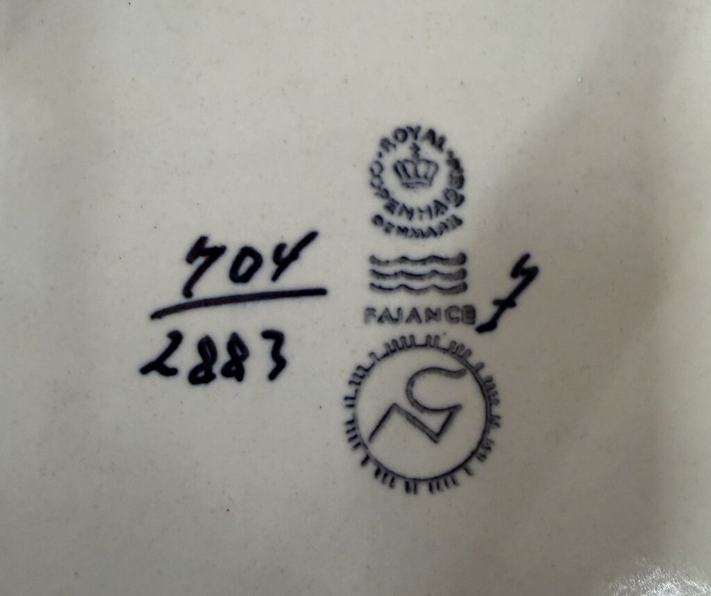 Danish Modern Nils Thorsson Royal Copenhagen Catch-all - Wonderful Cobalt Blue