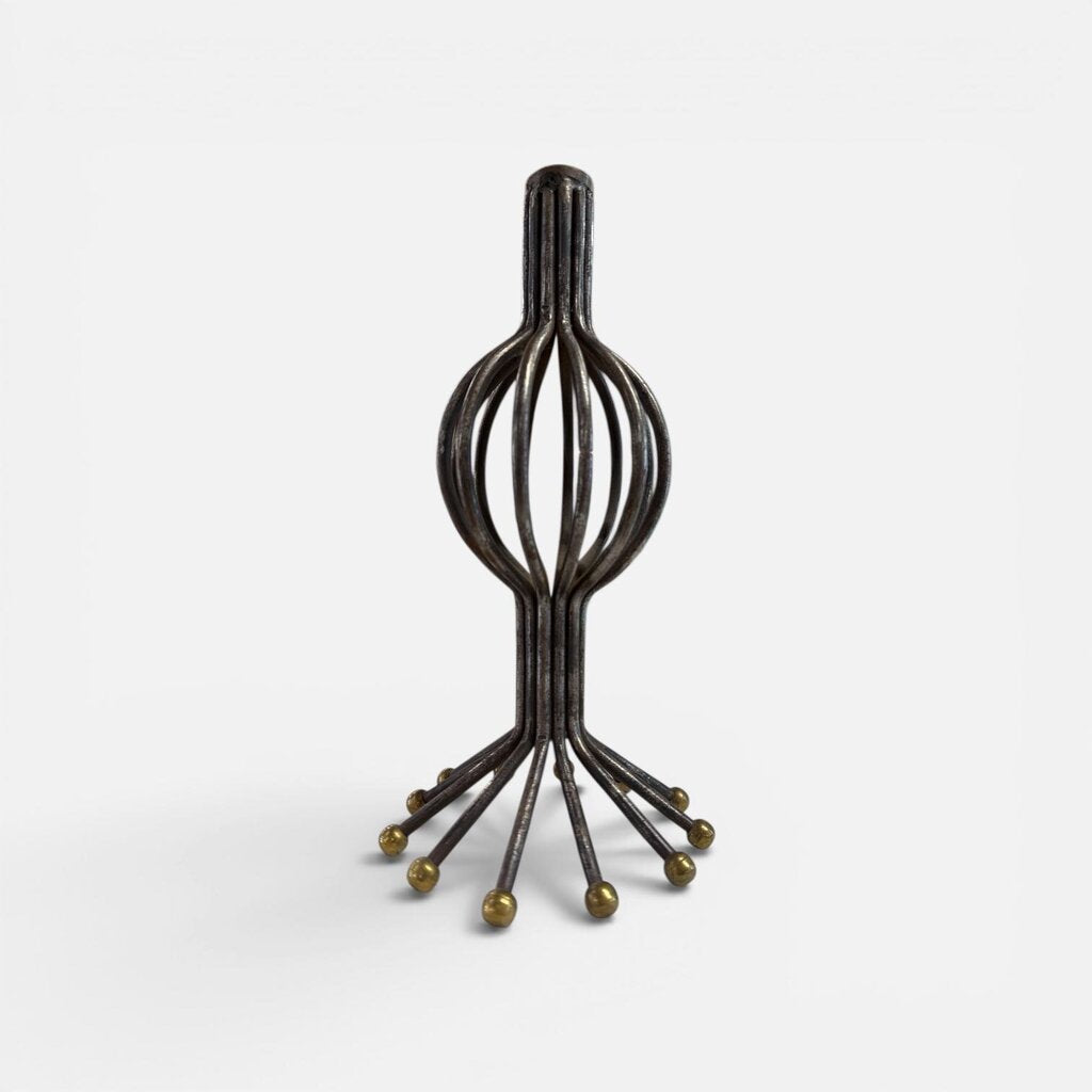 Metal Sculpture Shelf Decor