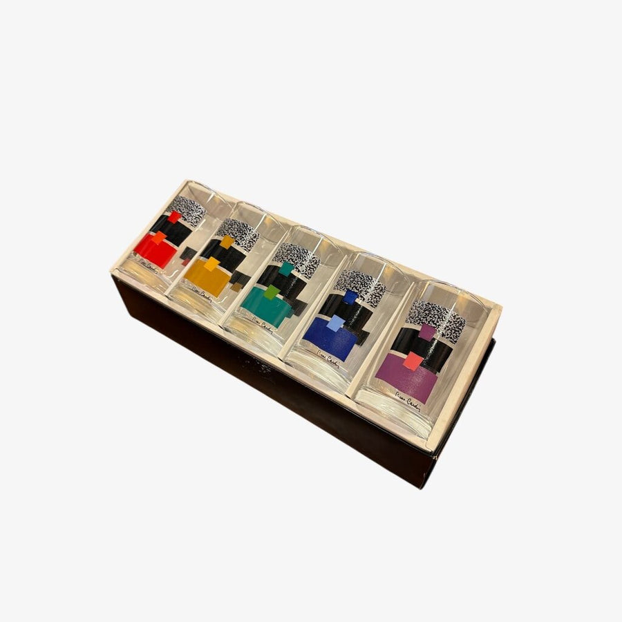 Pierre Cardin Mid Century Modern Highball Glass Set of 5