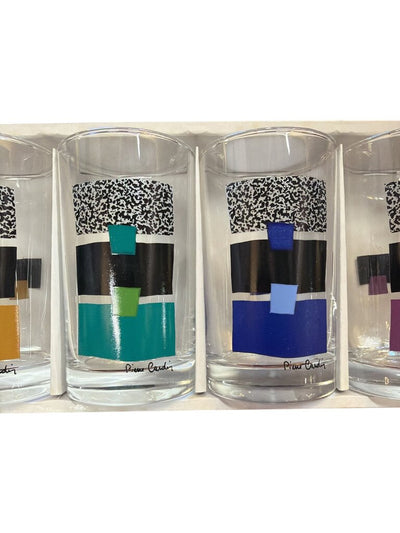 Pierre Cardin Mid Century Modern Highball Glass Set of 5
