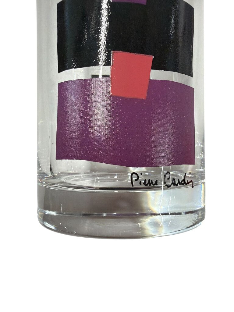 Pierre Cardin Mid Century Modern Highball Glass Set of 5