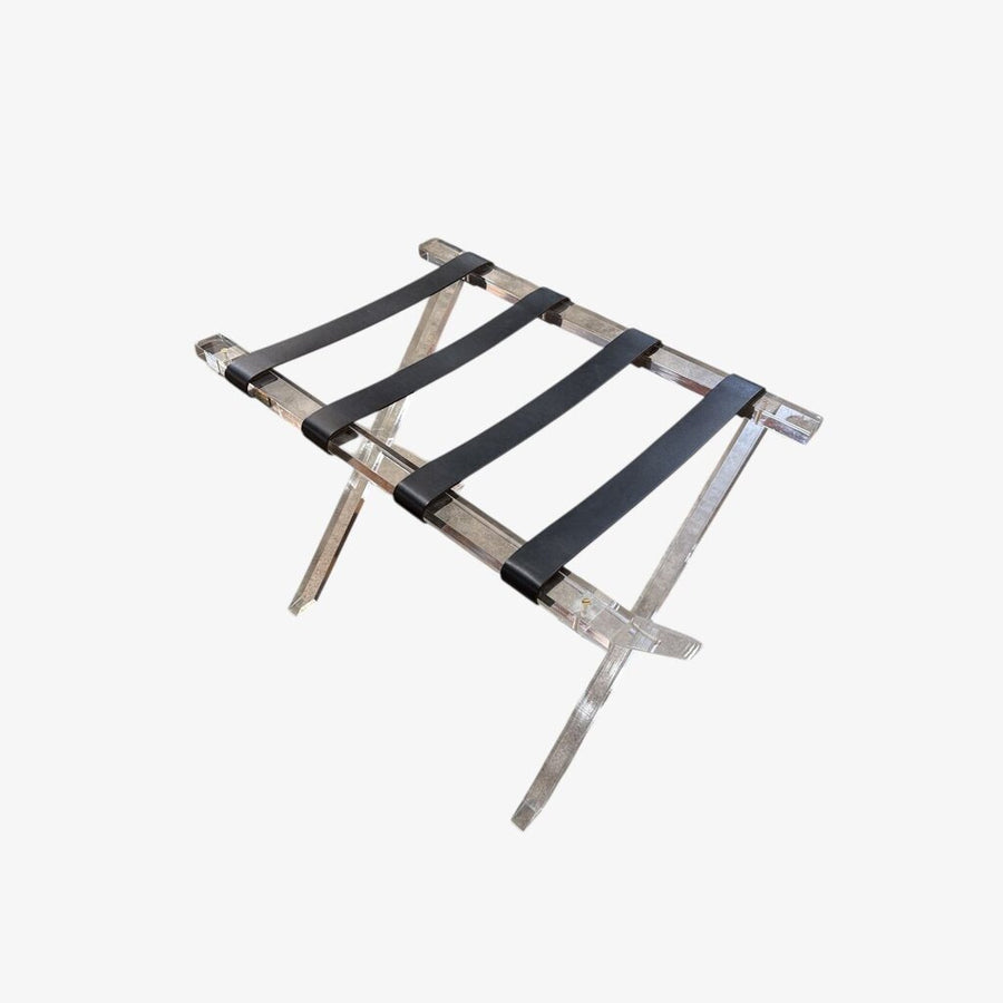 Mid Century Acrylic Luggage Stand