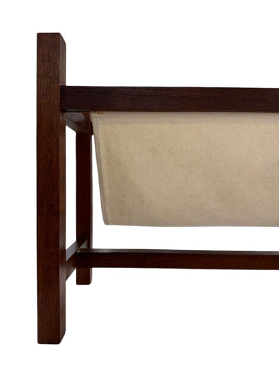 Mid Century Modern Teak Magazine Rack