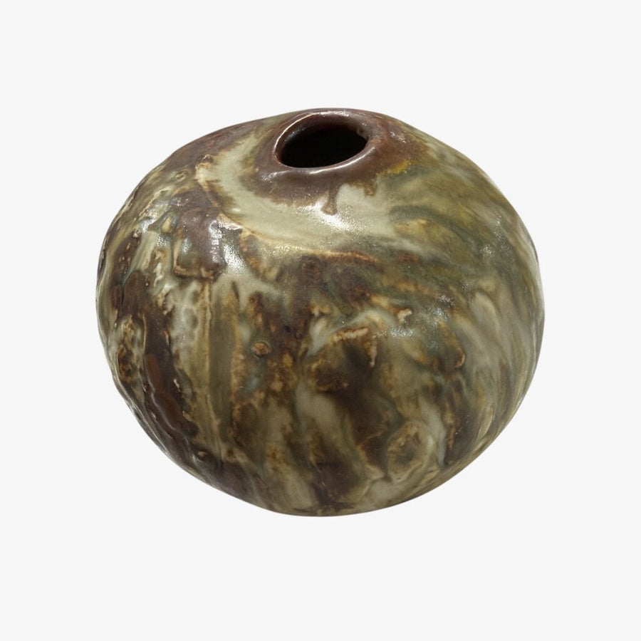 Mid Century Danish Studio Pottery Vase by Jorgen Mogensen