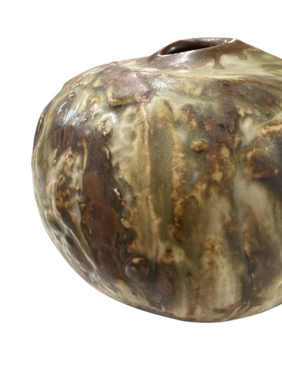 Mid Century Danish Studio Pottery Vase by Jorgen Mogensen