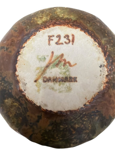 Mid Century Danish Studio Pottery Vase by Jorgen Mogensen
