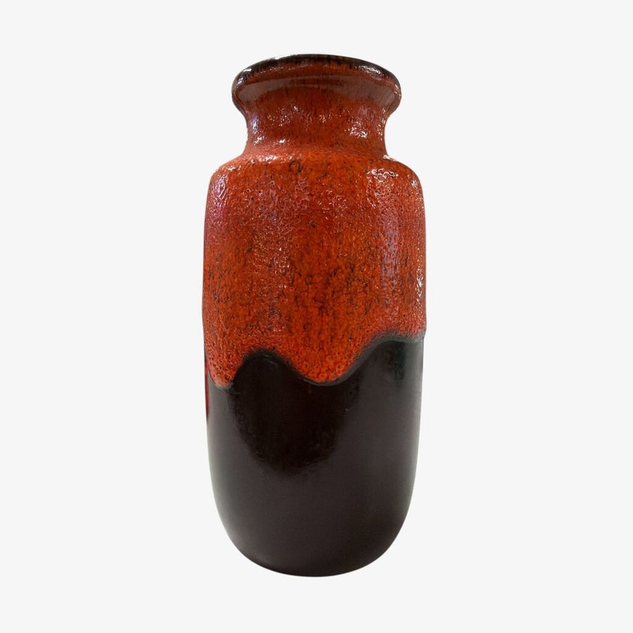 West German Scheurich 213-20 Volcanic glaze Ceramic Vase