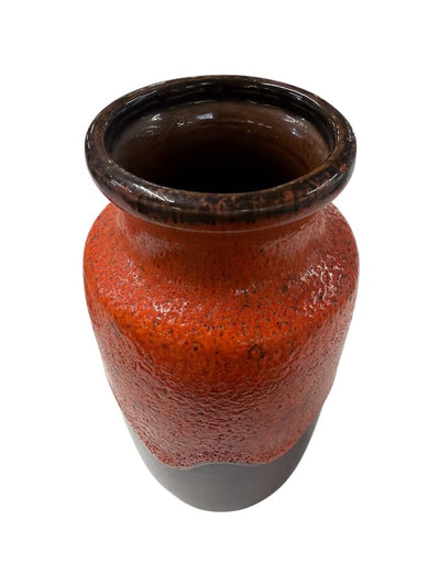 West German Scheurich 213-20 Volcanic glaze Ceramic Vase
