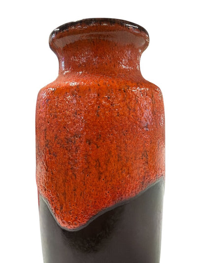 West German Scheurich 213-20 Volcanic glaze Ceramic Vase