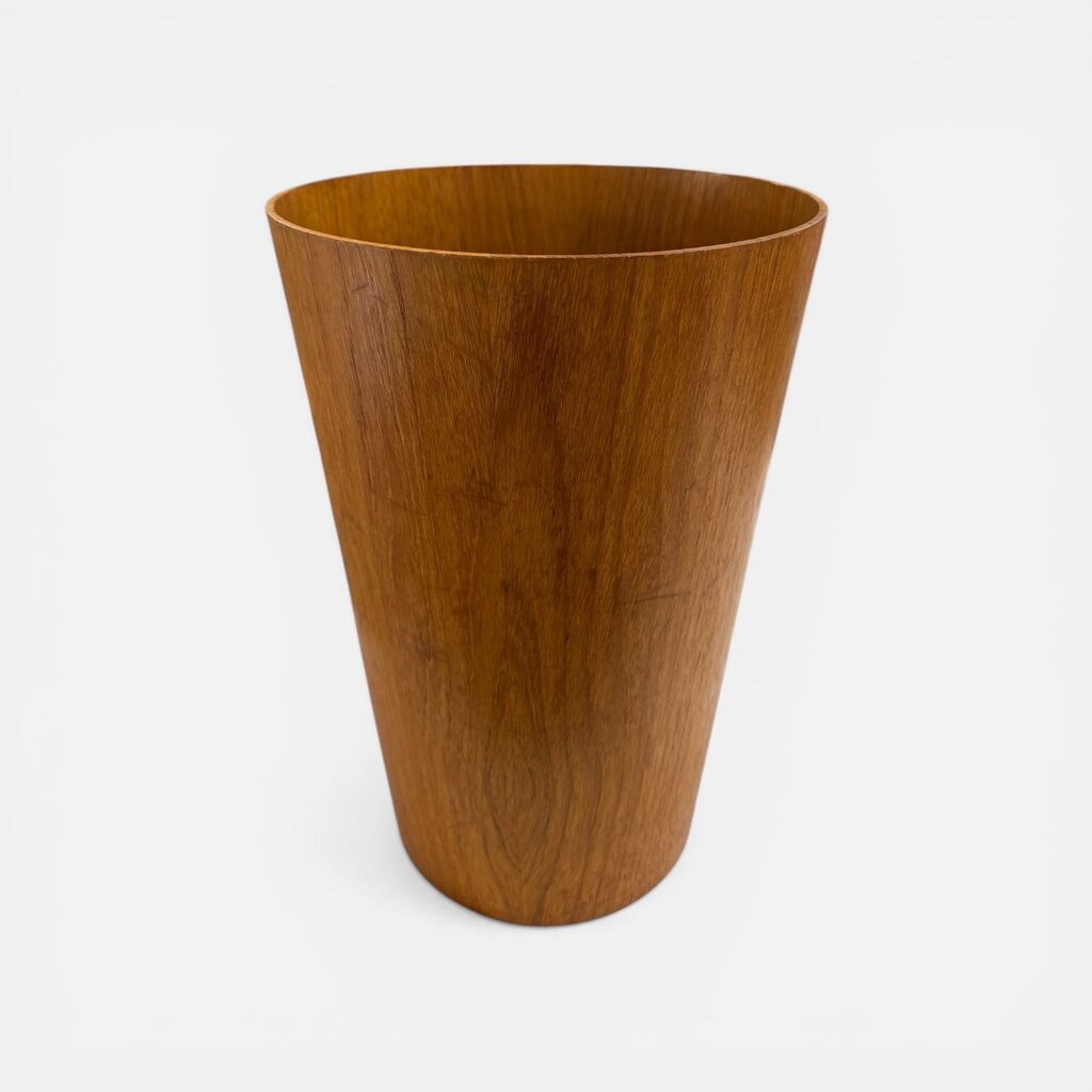 Danish Modern Teak Waste Basket