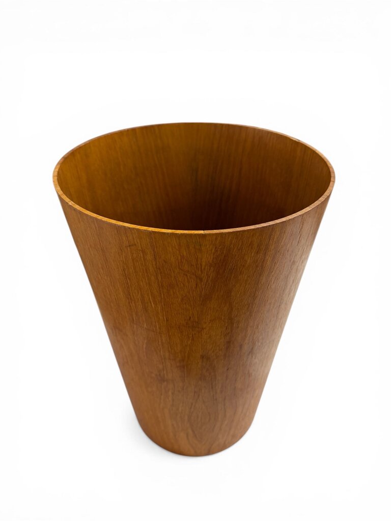 Danish Modern Teak Waste Basket
