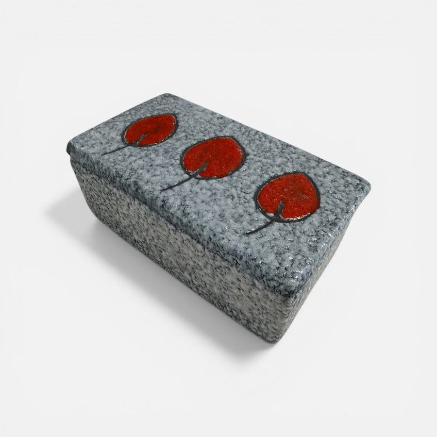 Raymor Mid Century Italian Ceramic Trinket Box - FABULOUS GLAZE