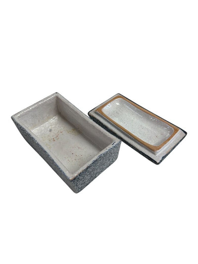 Raymor Mid Century Italian Ceramic Trinket Box - FABULOUS GLAZE