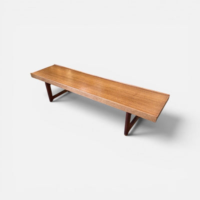 Mid Century Torbjorn Afdal for Bruksbo Danish Teak Krobo Bench