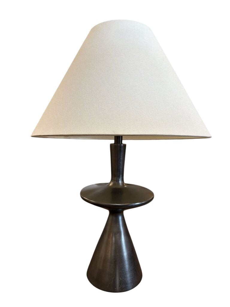 PAIR Putney Lamps in Antiqued Aluminum (Set of 2)