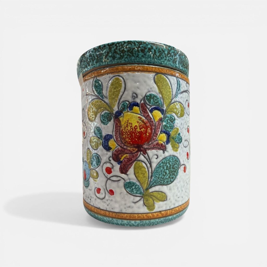 Mid Century Italian Ceramic Apothecary Jar