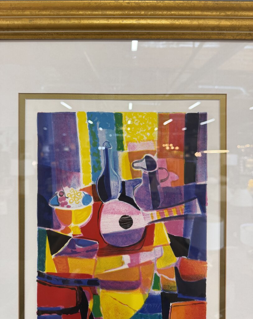 Mid Century French Numbered Lithograph by Marcel Mouly
