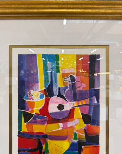 Mid Century French Numbered Lithograph by Marcel Mouly