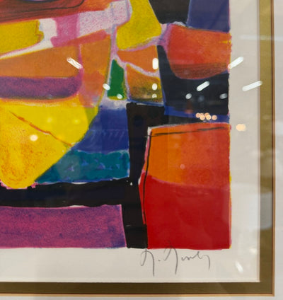 Mid Century French Numbered Lithograph by Marcel Mouly