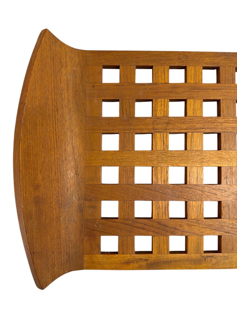 Dansk IHQ Mid Century Teak Lattice Serving Tray