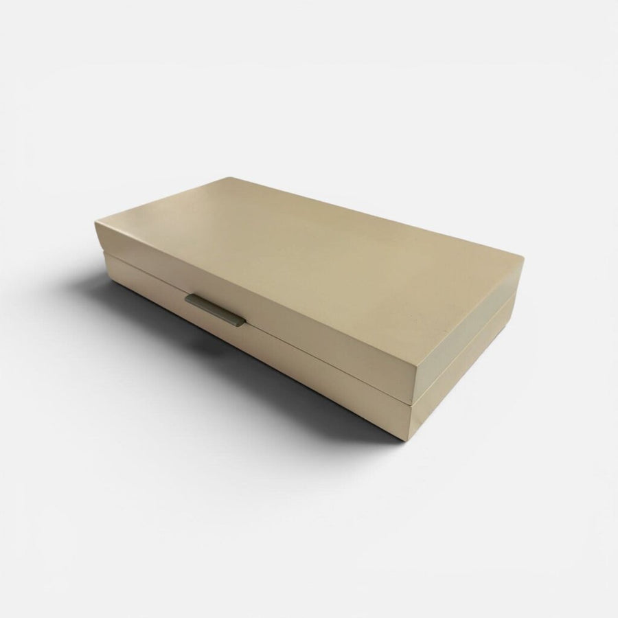 Barbara Barry Global Views Ivory Lacquer Box - Medium