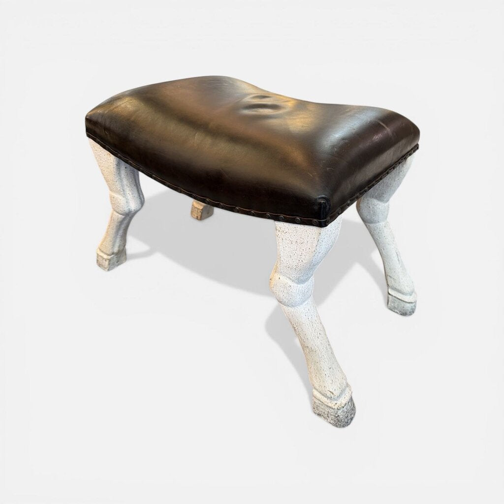 Claw Leg Saddle Stool