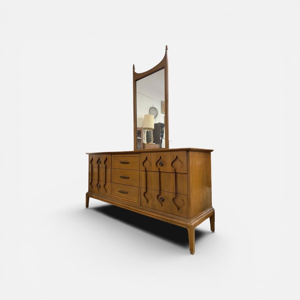 Mid Century 1960's Walnut Dresser by Baker