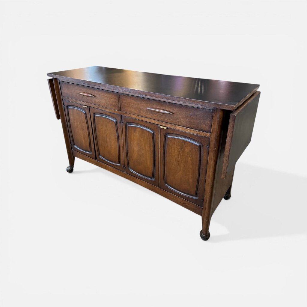 Mid Century Broyhill Emphasis Expanding Service Cart
