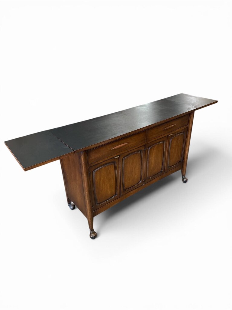 Mid Century Broyhill Emphasis Expanding Service Cart