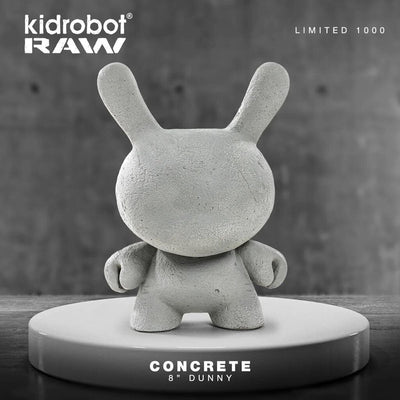 Kidrobot RAW - 8" Concrete Dunny (Limited Edition of 1000)