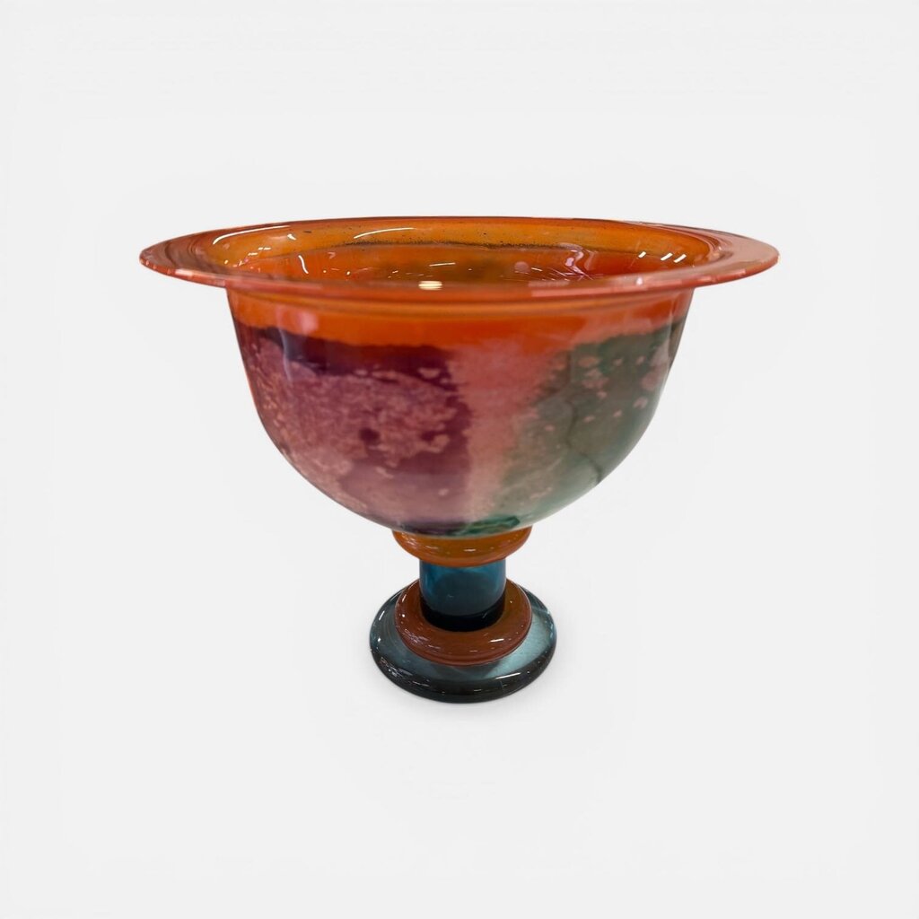 Kosta Boda Kjell Engman Art Glass Compote