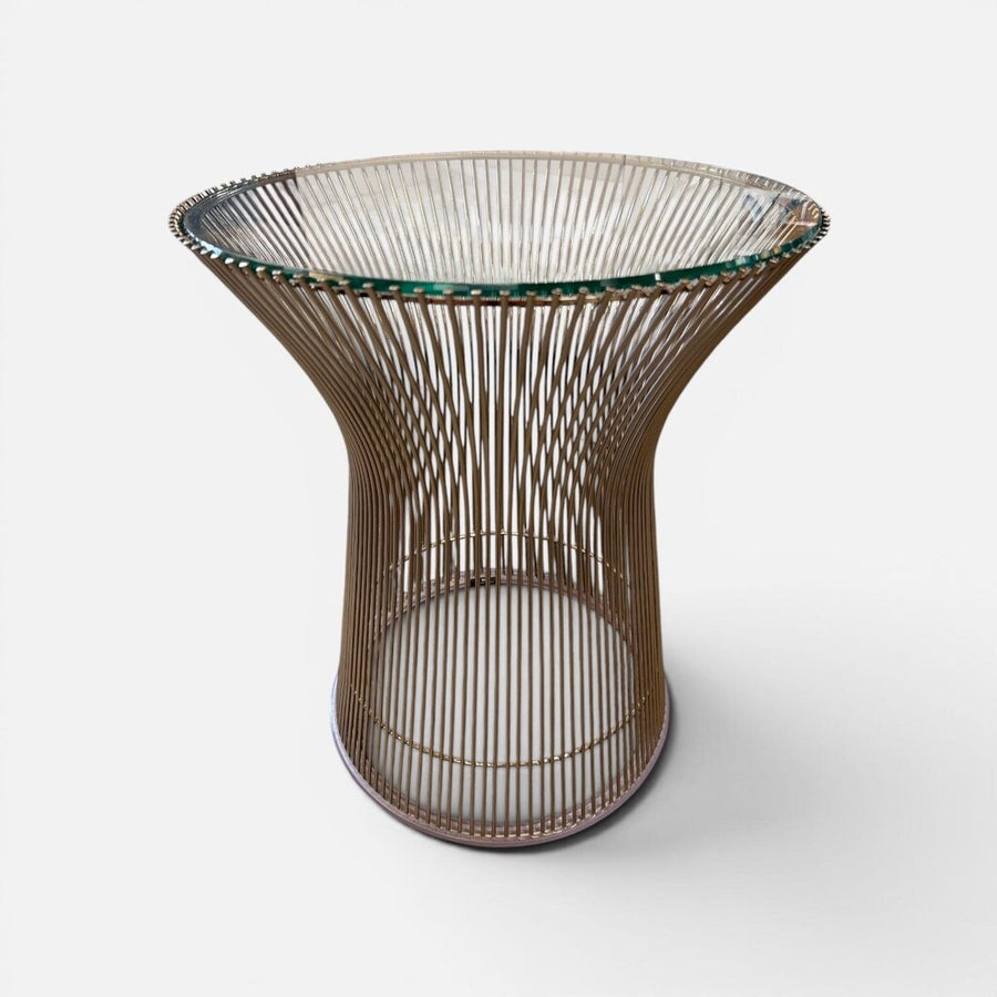 Warren Platner Knoll Polished Nickel Side Table (pair available)