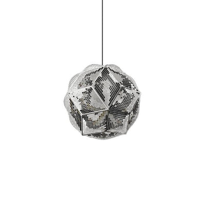 Puff Shade Stainless Steel Pendent by Tom Dixon