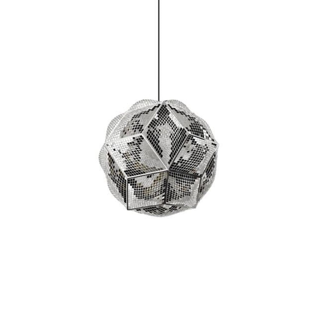 Puff Shade Stainless Steel Pendent by Tom Dixon