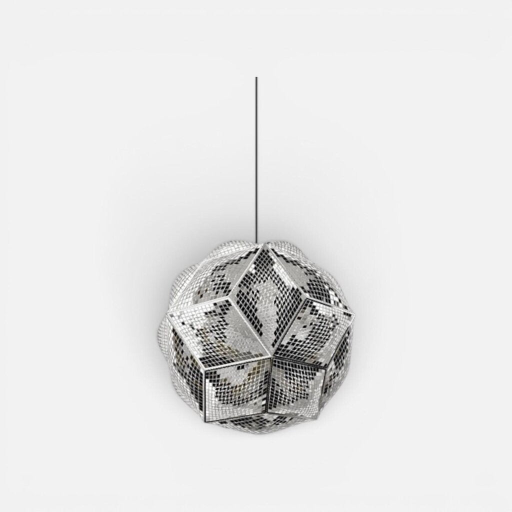 Puff Shade Stainless Steel Pendent by Tom Dixon