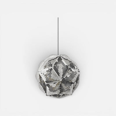 Puff Shade Stainless Steel Pendent by Tom Dixon