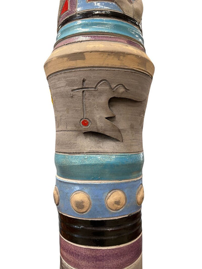 William Attaway CA Ceramic Artist Decorative Vase ca. 1985