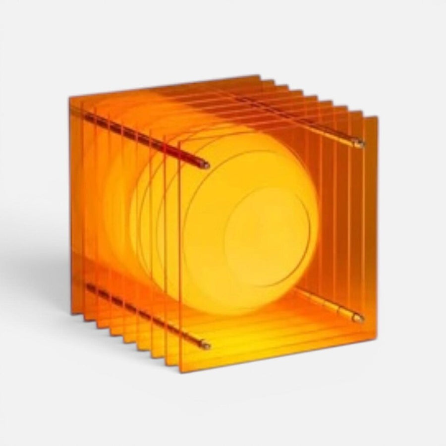 LớP Small Square in Orange Acrylic