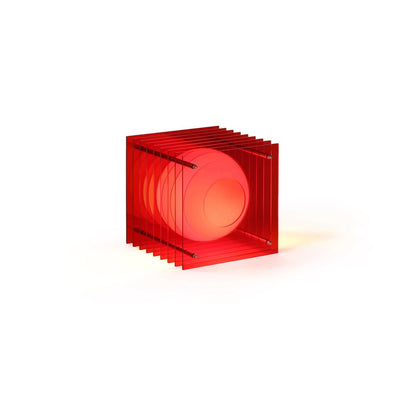 LớP Small Square in Red Acrylic